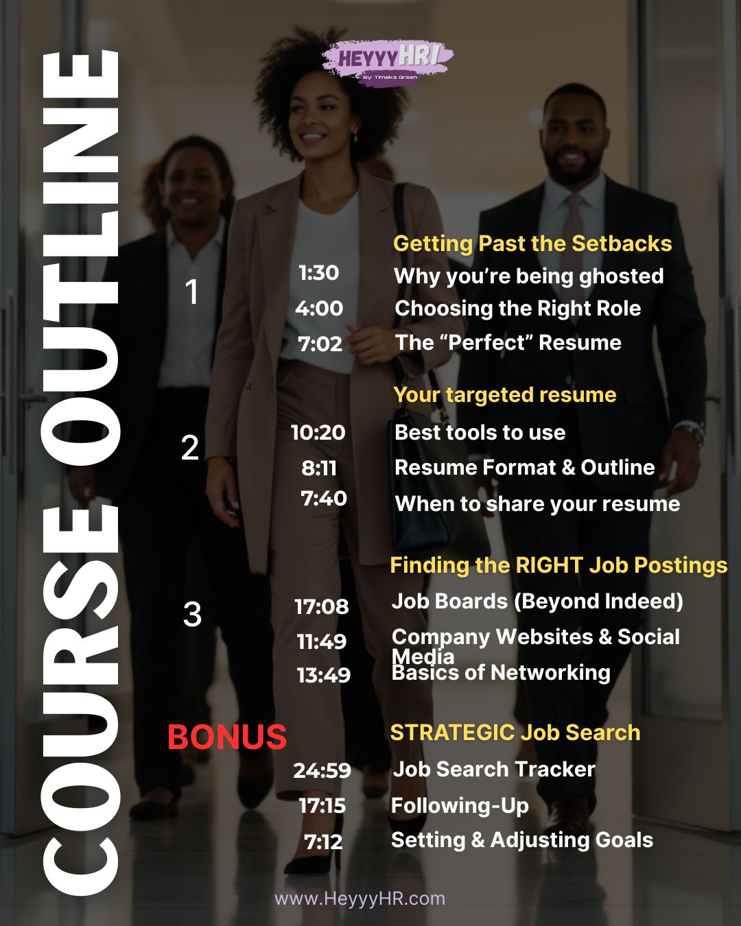 Course Outline - Get Your Foot in the Door