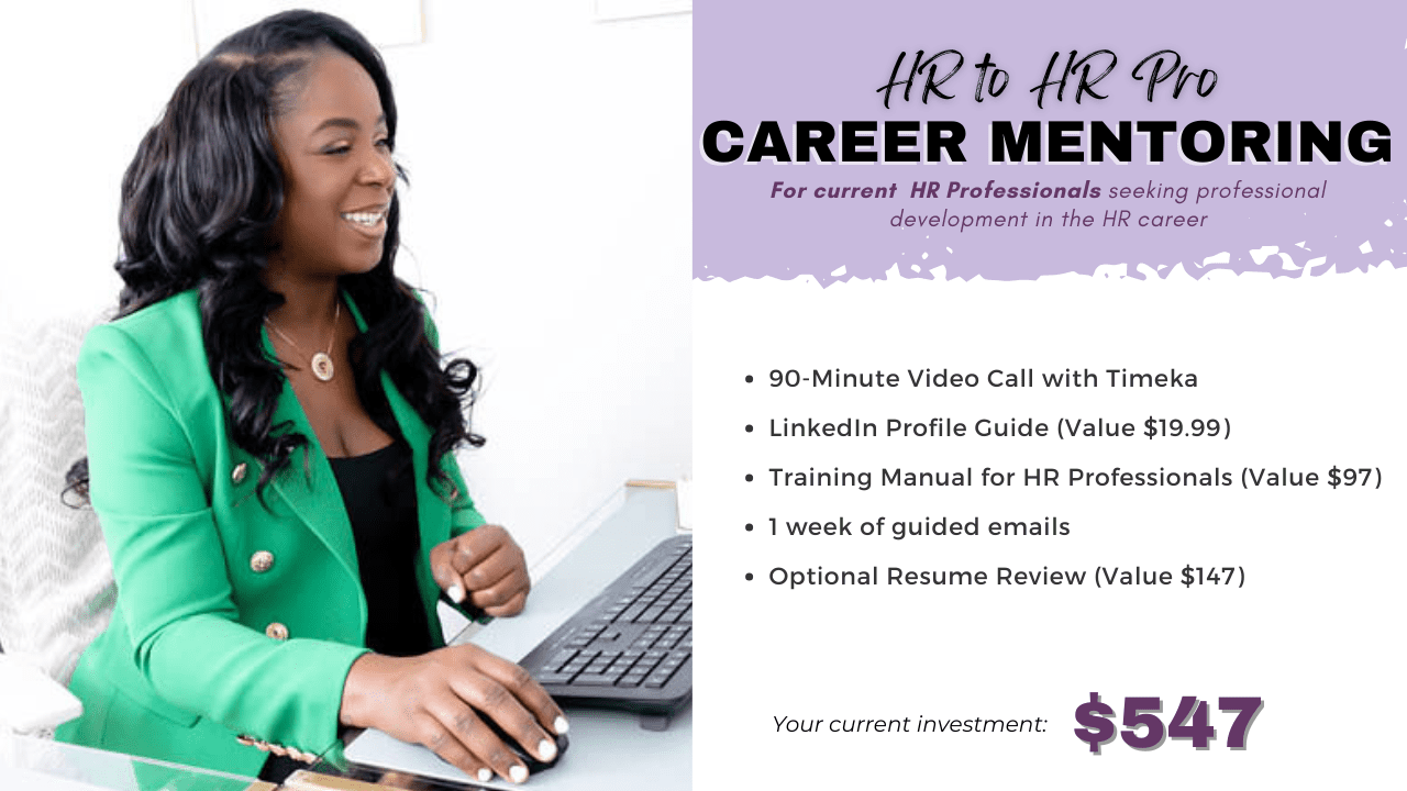 HR to HR Pro Career Mentoring 