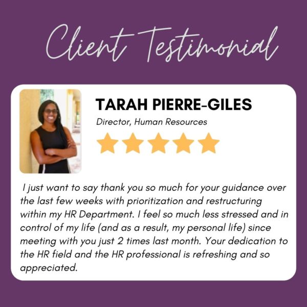 Client Testimonial - Tarah Pierre Gilles