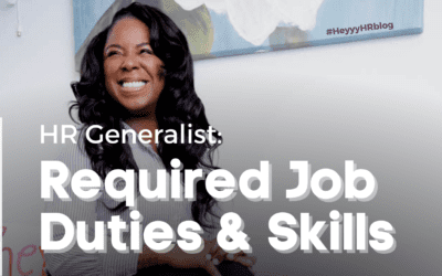 Human Resources Generalist: Required Job Duties and Skills