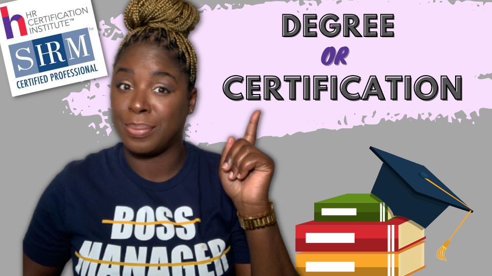 Degree or Certification