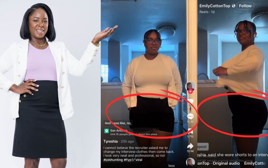 Woman wears shorts to job interview & Gets sent home