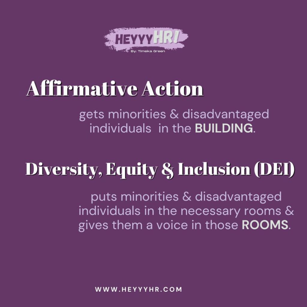 Affirmative Action VS DEI