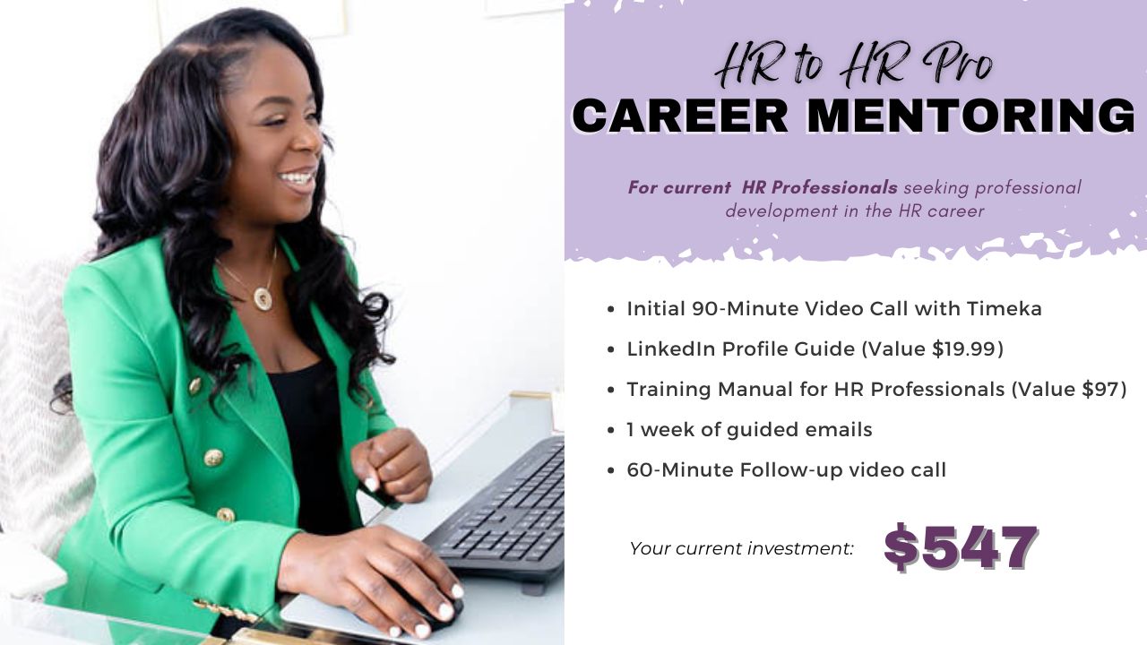 HR to HR Pro Career Mentoring 