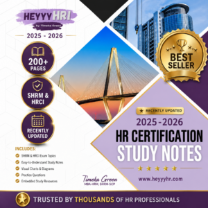 2025-2026 HR Certification Study Notes